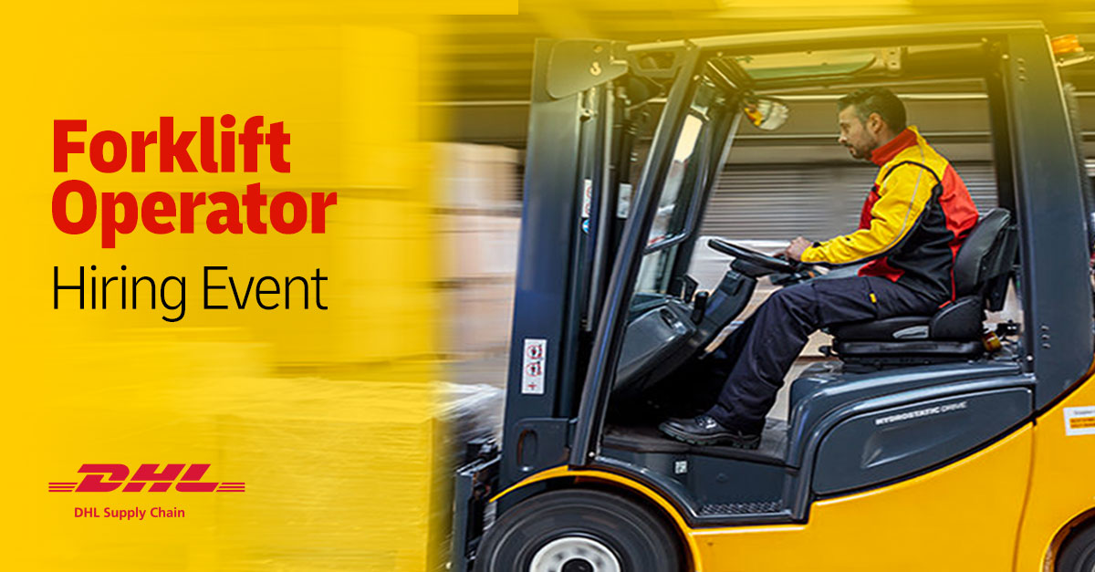 Dhl Work From Home Jobs In US @ Click To Know More (Forklift Operator)